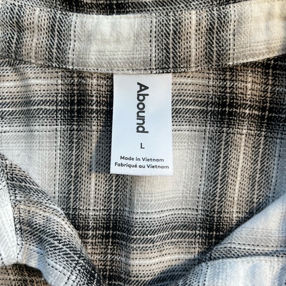 ABOUND FLANNEL SIZE LARGE LIGHTWEIGHT - Picture 3 of 7
